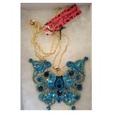 BETSEY JOHNSON NECKLACE AND PENDANT