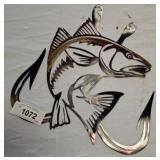 12IN LASER CUT FISH