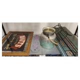 GROUP OF ASSORTED WALL DECOR, WOODEN SIGNS, MISC