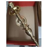 BRASS SCONCE CANDLE STICK HOLDER