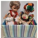 GROUP OF DOLLS