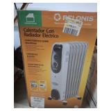 PELONIS RADIATOR STYLE HEATER IN BOX