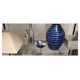 GROUP OF VASES AND DECOR