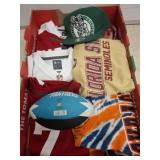 ASSORTED SPORTS APPAREL, JERSEYS, HATS, MISC