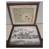 VINTAGE BLACK AND WHITE PRINT, MISC