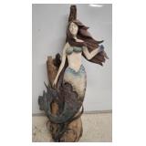 MERMAID WALL ART 25IN