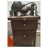 MILLERS FALLS BALL BEARING GRINDER ON STAND