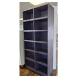 8 CUBBY WOODEN STOARGE SHELF