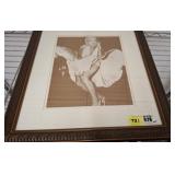 MARYLIN MONROE FRAMED PRINT 18X24
