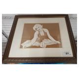 MARYLIN MONROE FRAMED PRINT 24X18