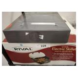 RIVAL 12 IN ELECTRIC SKILLET, SUSHI KABOB SET