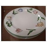 4 TIFFANY & CO PLATES