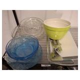 MIXING BOWLS, CASSEROLE, MISC