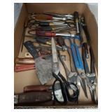 ASSORTED HAND TOOLS, SNIPS