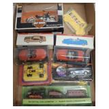DIE CAST TRAINS, CARS AND HARLEYS