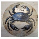 CRAB ROUND SIGN 7IN