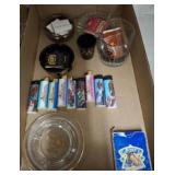 GROUP MATCHES, LIGHTERS, ASH TRAYS