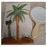 CHEESE BOARD AND SPREADER, MIRROR