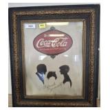 COCA COLA FRAMED AD