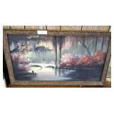 LANDSCAPE STEAM SCENE VINTAGE