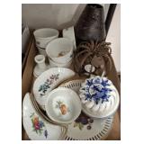 FRUIT SNACK SETS, CANDLE HOLDERS, MISC