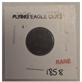 1858 FLYING EAGLE CENT
