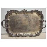 SILVER PLATE TRAY 26X18