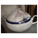 DOUBLE HANDLED TUREEN