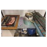 GROUP OF ASSORTED WALL DCOR, WOODEN SIGNS, MISC