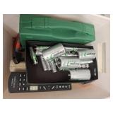 ASSORTED BATTERIES, FISHING LINE, MISC