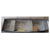 10 FT ALUMINUM JOHN BOAT W/ PADDLES
