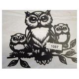 LASER CUT OWL 10IN