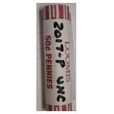 ROLL 2017 P UNC PENNIES