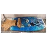 WOODEN WALL DECOR 18IN BOOGIE BOARD