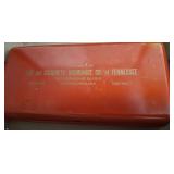 VINTAGE LIFE INSURANCE LOCK BOX WITH KEY