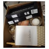 GROUP FRAMES AND CANDLES, CANDLE HOLDERS