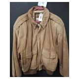 VINTAGE GIII PEANUT LEATHER PILOT JACKET SIZE M