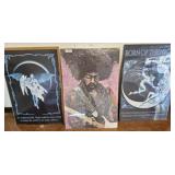 3 PC POSTER JIMMY HENDRIX BORN OF THE NIGHT