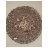 VINE DESIGN WITH SEA TURTLE WALL ART