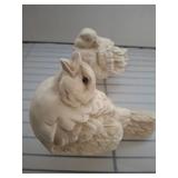 BIRD FIGURINES SIGNED