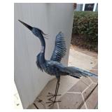 HERON BOARD STATUE GARDEN ART 48 INCH