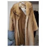 LONG COAT SZ 8 FUR