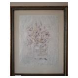 FRAMED NEEDLE POINT 25X31
