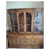 CHINA CABINET, WALNUT, 4 DOOR