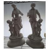 VICTORIAN STYLE FIGURINES ARDALTS PAIR