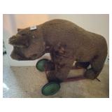 ANTIQUE BEAR PILL TOY - SHOWS WEAR 20 INCH