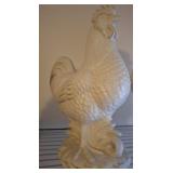 PORCELAIN ROOSTER 19 INCH