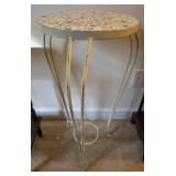 TILE TOP PLANT STAND 12X27