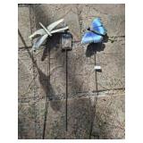 BUTTERFLY, DRAGONFLY GARDEN ART