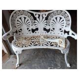 CAST BENCH SHOWS DAMAGE